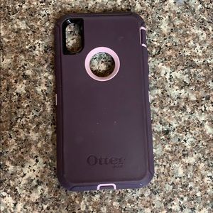 Purple iPhone XR otter box